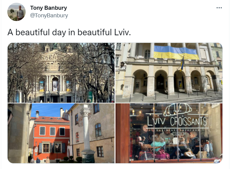 A beautiful day in Lviv.