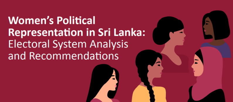 Women’s Political Representation in Sri Lanka: Electoral System Analysis and Recommendations drawing of five women